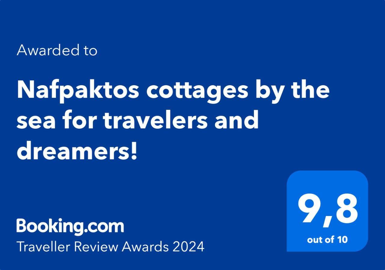 Nafpaktos Cottage By The Sea For Travelers And Dreamers! Luaran gambar